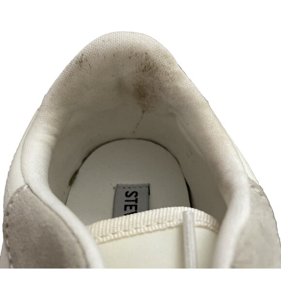 Steve Madden Women's Athletic Jogger Sneaker Sz 8 Taupe/Silver Kendrix - Picture 7 of 8